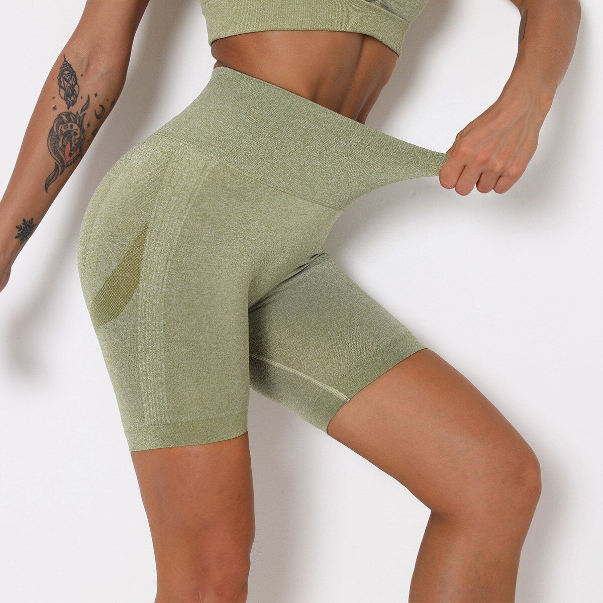 Seamless Fitness Yoga Short Pants For Women Training Workout Sports Leggings Shorts Energy Sportswear Gym Clothing Hips Lifting | Vimost Shop.