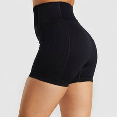 Seamless Yoga Shorts Women High Waist Fitness Workout Yoga Short Pants Push Up Hip High Elastic Sport Running Gym Shorts | Vimost Shop.