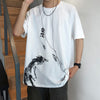 Funny Anime Print Oversized Men T Shirt Hip-Hop Cotton T-shirt O-neck Summer Japanese Male Causal Tshirts 5XL Fashion Loose Tees | Vimost Shop.