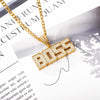 Ice out BOSS Letter Pendants Necklaces set Gold Color Zircon Chain Power Necklace Women Men Hip Hop Punk Jewelry Gifts Wholesale | Vimost Shop.