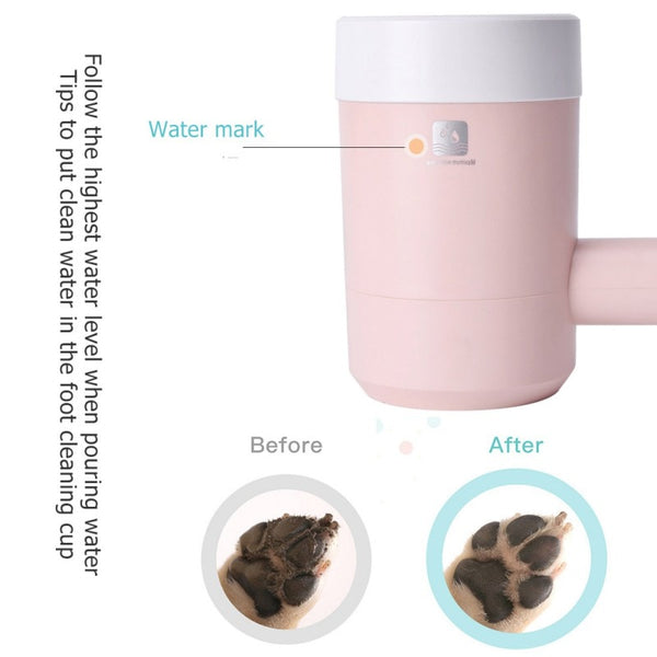Portable Dog Paw Cleaner Cup for Small Large Dogs Pet Feet Washer Pet Cat Dirty Paw Cleaning Cup Soft Silicone Foot Wash Tool | Vimost Shop.
