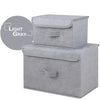 Sale 2 Pcs Foldable Storage Bins Kit Linen Home Wardrobe Clothes Foldable Holder Home Decor Closet Organizer Storage Box Bag | Vimost Shop.