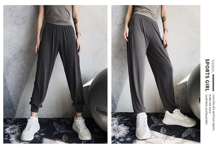 Loose Dancing Pants Female Training Running Sweatpants Quick Dry Sports Trousers Fitness Yoga Pants Casual Hip Hop Fashion | Vimost Shop.