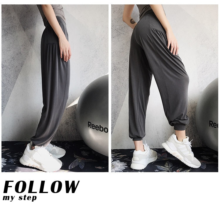 Loose Dancing Pants Female Training Running Sweatpants Quick Dry Sports Trousers Fitness Yoga Pants Casual Hip Hop Fashion | Vimost Shop.