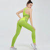 Seamless Striped Sports Yoga Set Gym Fitness Tracksuit Fashion Bra Top Leggings Suit Jogging Push Up Workout Training  Clothing | Vimost Shop.
