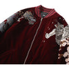 Streetwear Jacket Mens Hip Hop Coat Animals Floral Embroidery Jacket Zipper Cotton Track Jacket Coat Outwear Winter Parkas | Vimost Shop.
