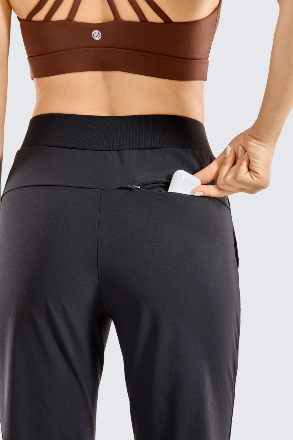 Women's Zip-off Hiking Pants Lightweight Quick Dry Comfy Casual Pants Elastic Waist Straight Leg