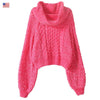 Gray Solid Knitted Casual Sweater Women Autumn Rose Red Pure Korean Ladies Off-Shoulder Top | Vimost Shop.
