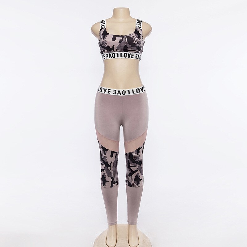 Seamless Camo Patchwork Yoga Set Women Gym Clothes Bra Crop Top Legging Shorts Sexy Fitness Sportswear Running Workout Tracksuit | Vimost Shop.