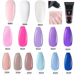 Poly Extension Nail Gel 50ML Acrylic Nail Enhancement Crystal Jelly Lacquer Builder Gel UV Hybrid gel Tip | Vimost Shop.