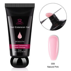 Poly Extension Nail Gel 50ML Acrylic Nail Enhancement Crystal Jelly Lacquer Builder Gel UV Hybrid gel Tip | Vimost Shop.