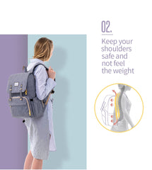 Fashion Diaper Bag Mommy Maternity Nappy Bag Large Capacity Travel Backpack Nursing Bag for Baby Care | Vimost Shop.