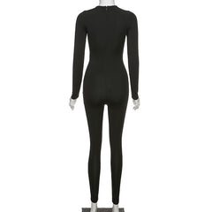 Women Sport Suit Yoga Set Long-sleeved Slim High-waist Hip-lifting Sports Jumpsuit Jogging Fitness Overalls | Vimost Shop.