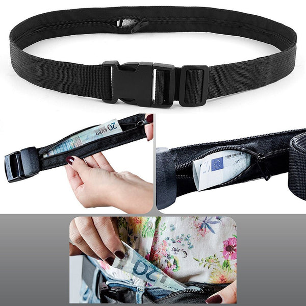 High Quality Travel Nylon Waist Pack Bags for Secret Waist Money Belt Security Safe Pouch Wallet Women Men Ticket Protect | Vimost Shop.