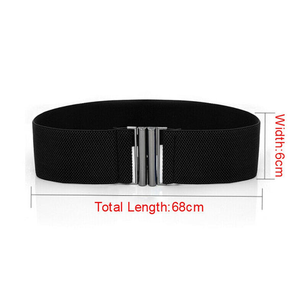 Fashion Brand Waist Belts Women Lady Solid Stretch Elastic Wide Belt New Dress Adornment For Women Waistband Apparel Accessories | Vimost Shop.