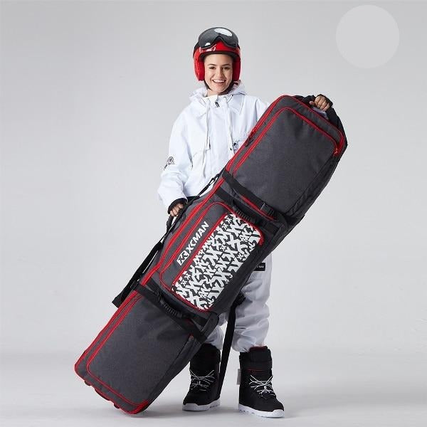 Roller Snowboard Bag with Wheels Adjustable Length for Air Travel - Extra Long/Wide/Deep,Waterpeoof - with ABS Protection | Vimost Shop.