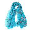 Women Scarves Ladies Embroidery Chiffon Scarves Scarf Hijab Wrap Shawls Beachwear Female Wraps Scarves Bufandas | Vimost Shop.