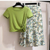 Two-piece Shirt + dressKits/Piece New Tide Summer Dress Piece Female Summer Western Style Fashion | Vimost Shop.