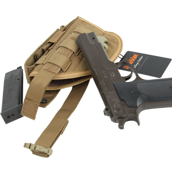 Universal Pistol Holster Molle Adjustable Pistol Holster for M1911 G17 G18 G19 G26 G34 XD-45acp CZ P-10C | Vimost Shop.