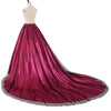 Wedding Party Overlay Skirt Women Floor Length Elegant Maxi Long Court Train Prom Gown | Vimost Shop.