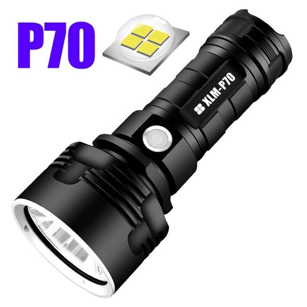 Super Powerful LED Flashlight L2 XHP50 Tactical Torch USB Rechargeable Linterna Waterproof Lamp Ultra Bright Lantern Camping | Vimost Shop.