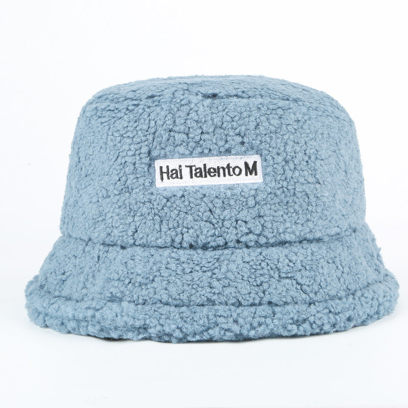 Faux Fur Winter Bucket Hat For Women Girl Fashion Solid Thickened Soft Warm Fishing Cap Outdoor Lady Plush Fluffy Panama | Vimost Shop.