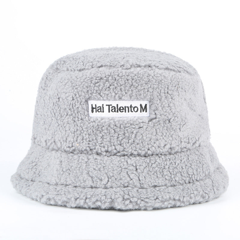 Faux Fur Winter Bucket Hat For Women Girl Fashion Solid Thickened Soft Warm Fishing Cap Outdoor Lady Plush Fluffy Panama | Vimost Shop.