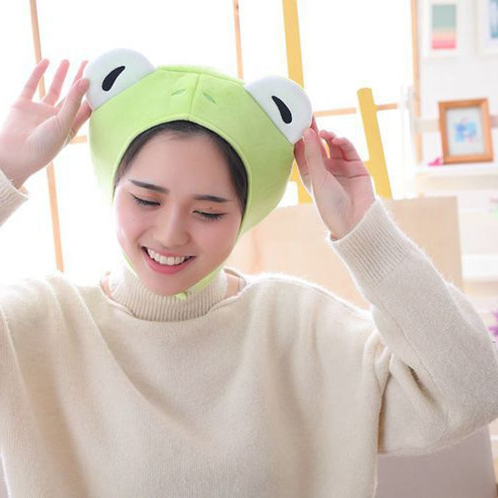 Funny Animal Cute Rabbit Ear Hat Cap Head Cover Plush Ear Hat Girl Dress Party women's hats bonnet femme Headwear caps 7.6 | Vimost Shop.