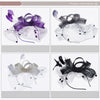 Women Wedding Mesh Hat Fascinator Penny Ribbons Feathers Wedding Party Feather Retro Elegant Hair Bands Hoop Accessories 2020 | Vimost Shop.