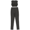 Seamless Solid Yoga Set Women Gym Clothes V Neck Bra Crop Top Legging Pants Sexy Fitness Sportswear Running Workout Tracksuit | Vimost Shop.