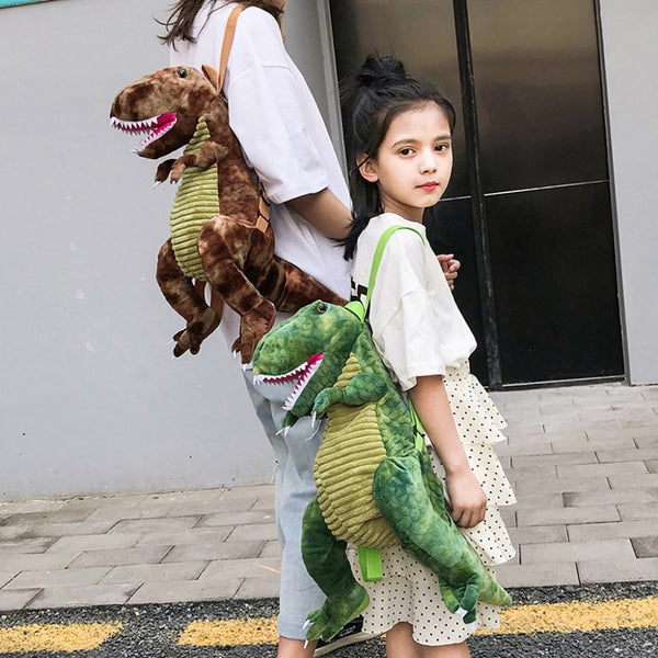 Kids Bag Parent-child Dinosaur Bag New Children Backpack Cartoon Big Dinosaur Backpaack Mochila Infantil | Vimost Shop.