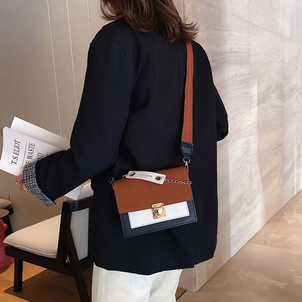 Women's luxury crossbody Bag Matte Contrast Color Shoulder Messenger Bag Fashion Small Square Bag Torebki Damskie

30 | Vimost Shop.