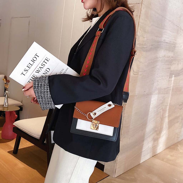 Women's luxury crossbody Bag Matte Contrast Color Shoulder Messenger Bag Fashion Small Square Bag Torebki Damskie

30 | Vimost Shop.