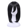 Mikasa Ackerman Cosplay Wigs Attack on Titan Cosplay Black Straight Bob Wig Heat Resistant Synthetic Hair Halloween | Vimost Shop.