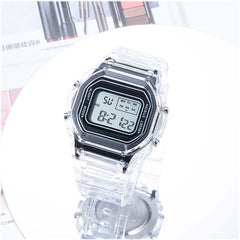 INS Fashion Men Women Watches Casual Transparent Digital Sport Watch Ladies Electronic Watches Kid's Wristwatch relogio digital | Vimost Shop.