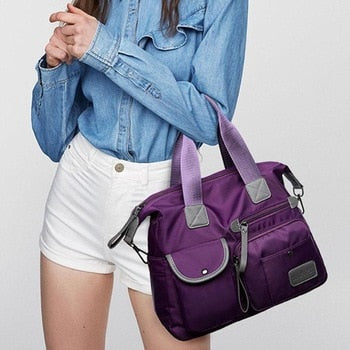 Multiuse Women Waterproof Handbag Nylon Tote Travel Messenger Crossbody Bags For Women Bolsa Feminina Top-Handle Shoulder Bag | Vimost Shop.