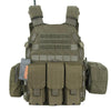 Tactical Vest Suit Plate Carrier Molle Hunting Vest Suit Airsoft Vests Chest Rig Gear Armor Plate Vests | Vimost Shop.