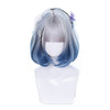 Mixed Blue Bob Lolita Wigs with Bangs Short Harajuku Cosplay Wig Pink Wig Heat Resistant Synthetic Hair Party | Vimost Shop.