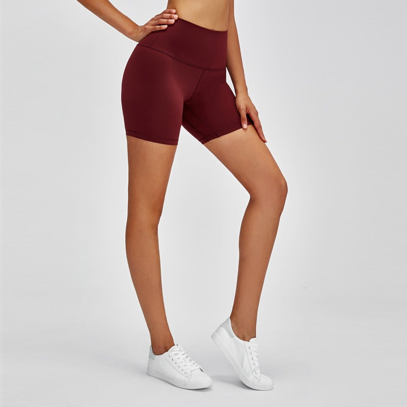 High Waisted Workout Shorts Women Super Stretchy Athletic Shorts Soft Fitness Shorts Women Biker Shorts | Vimost Shop.