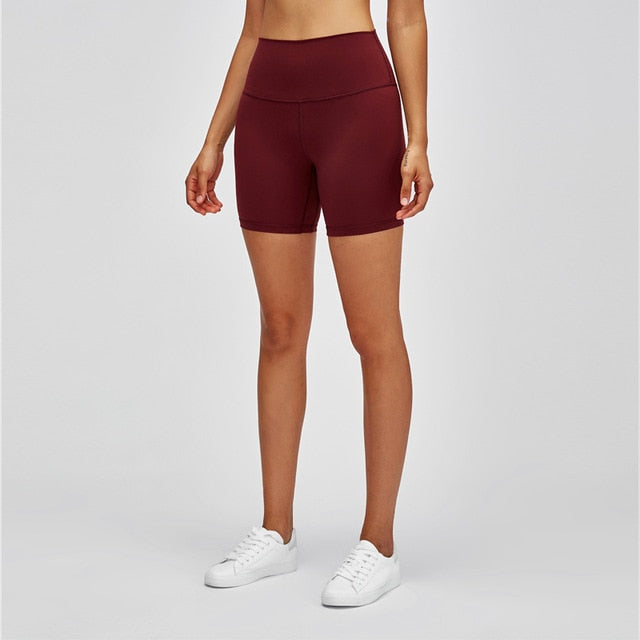 High Waisted Workout Shorts Women Super Stretchy Athletic Shorts Soft Fitness Shorts Women Biker Shorts | Vimost Shop.