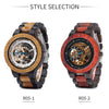 Retro Design Automatic Mechanical Watch erkek kol saati With Side Label Luminous Hand | Vimost Shop.