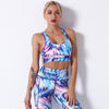 Print Yoga Bra Top Seamless Sleeveless Tank Crop Top Shockproof Dry Quick Breathable Vest Top Gym Fitness Workout Running Sports | Vimost Shop.
