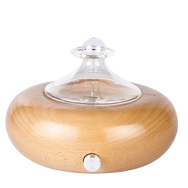 25ML Waterless Nebulizing Essential Oil Diffuser For Best Aromatherapy Beech Wood Glass Diffusing Hight Efficiency for Home | Vimost Shop.