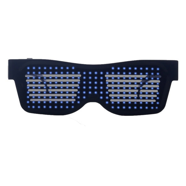 Magic Bluetooth LED Party Glasses APP Control Luminous Glasses EMD DJ Electric Syllables Glow Party Supplies Drop Shipping | Vimost Shop.