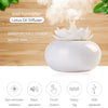 200ml Flower Essential Oil Diffuser Decorative Aromatherapy Diffusor,Cute Lotus Ceramic Humidifier Crafts ,USB Timer 12 Hours | Vimost Shop.