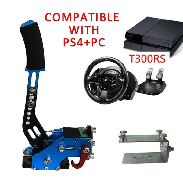 New PS4 PC USB Hand Brake+Clamp For Racing Games G295 G27 G29G920 T300RS Logitech Brake System Handbrake Auto With Fixture Parts | Vimost Shop.