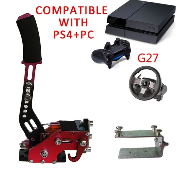 New PS4 PC USB Hand Brake+Clamp For Racing Games G295 G27 G29G920 T300RS Logitech Brake System Handbrake Auto With Fixture Parts | Vimost Shop.