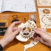 ROKR 3D Wooden Puzzle Owl Clock Model Building Kit Toys for Children Kids Boys LK503 | Vimost Shop.