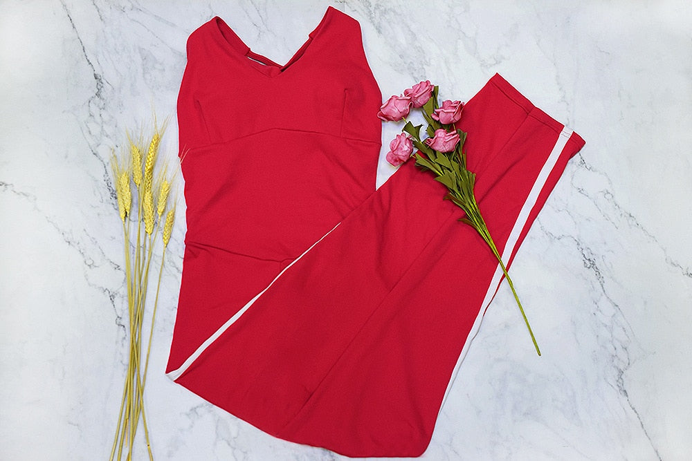 Seamless Striped Sports Yoga Jumpsuit Gym Fitness One piece Fashion Backless Top Leggings Romper Jogging Workout Dance Clothing | Vimost Shop.