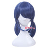 Ladybug Cosplay Wigs Dark Blue Double Ponytails Straight Cosplay Wig Halloween Heat Resistant Synthetic Hair | Vimost Shop.